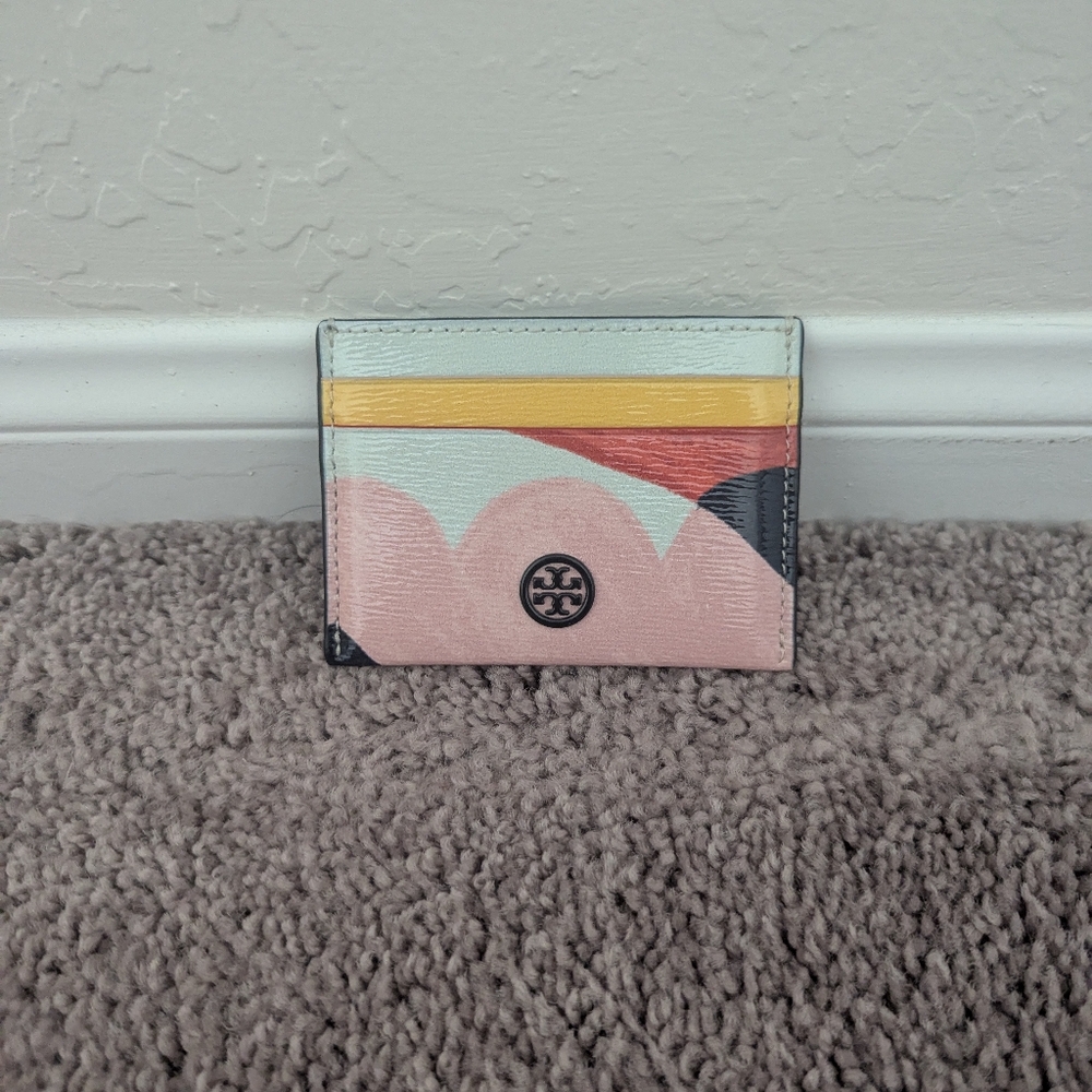 Tory Burch Robinson Printed Card Case